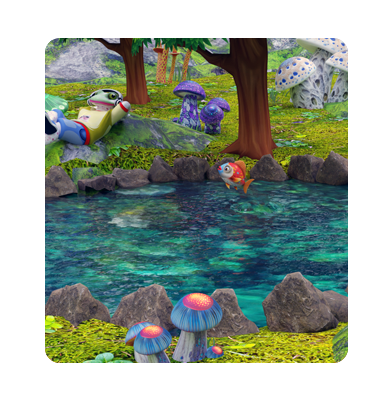 Vision Pro Game - Mushroom Garden